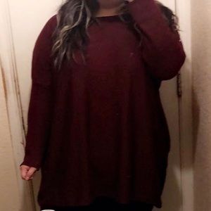 🌿 4 for $25 Burgundy oversized dress